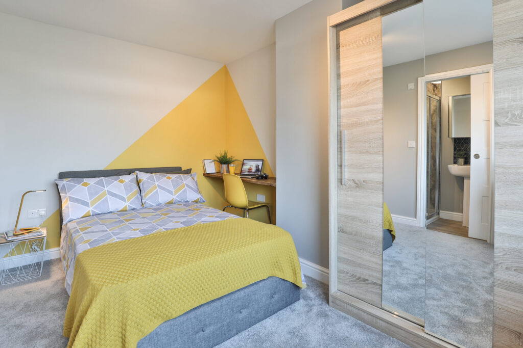 Ensuite bedroom at B-Hive Living